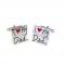 Silver I Love My Dad Cufflinks  1.JPG